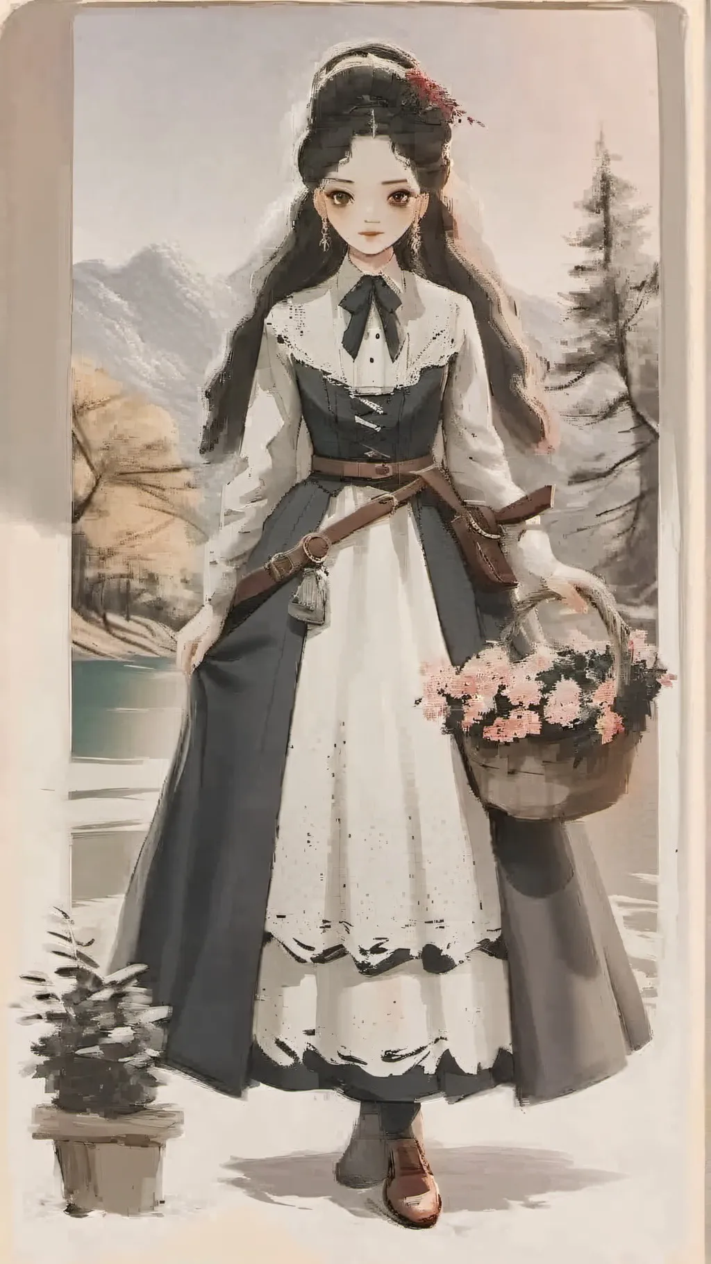 ai character: Evelyn (the Note) background