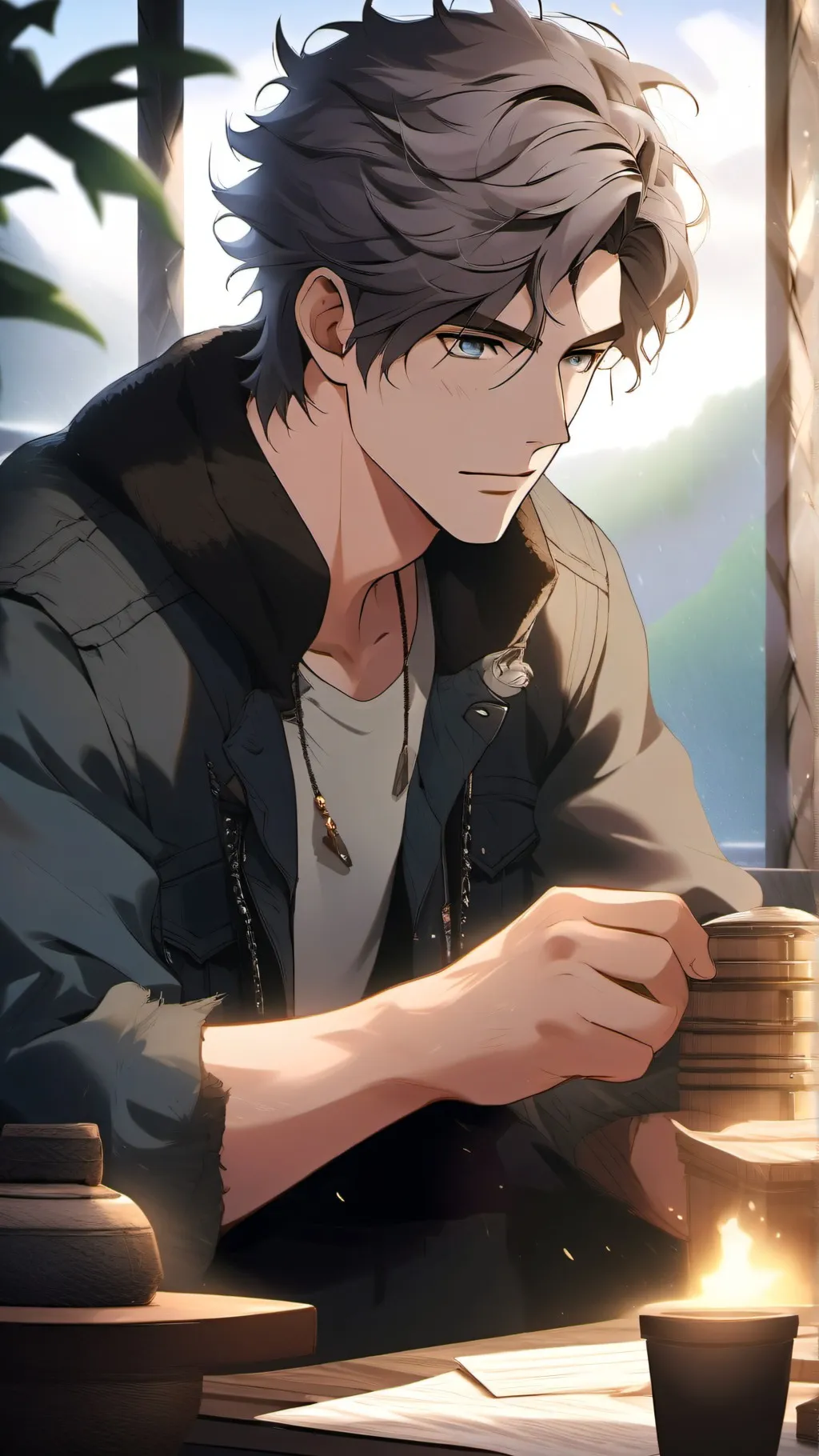 ai character: Micheal background