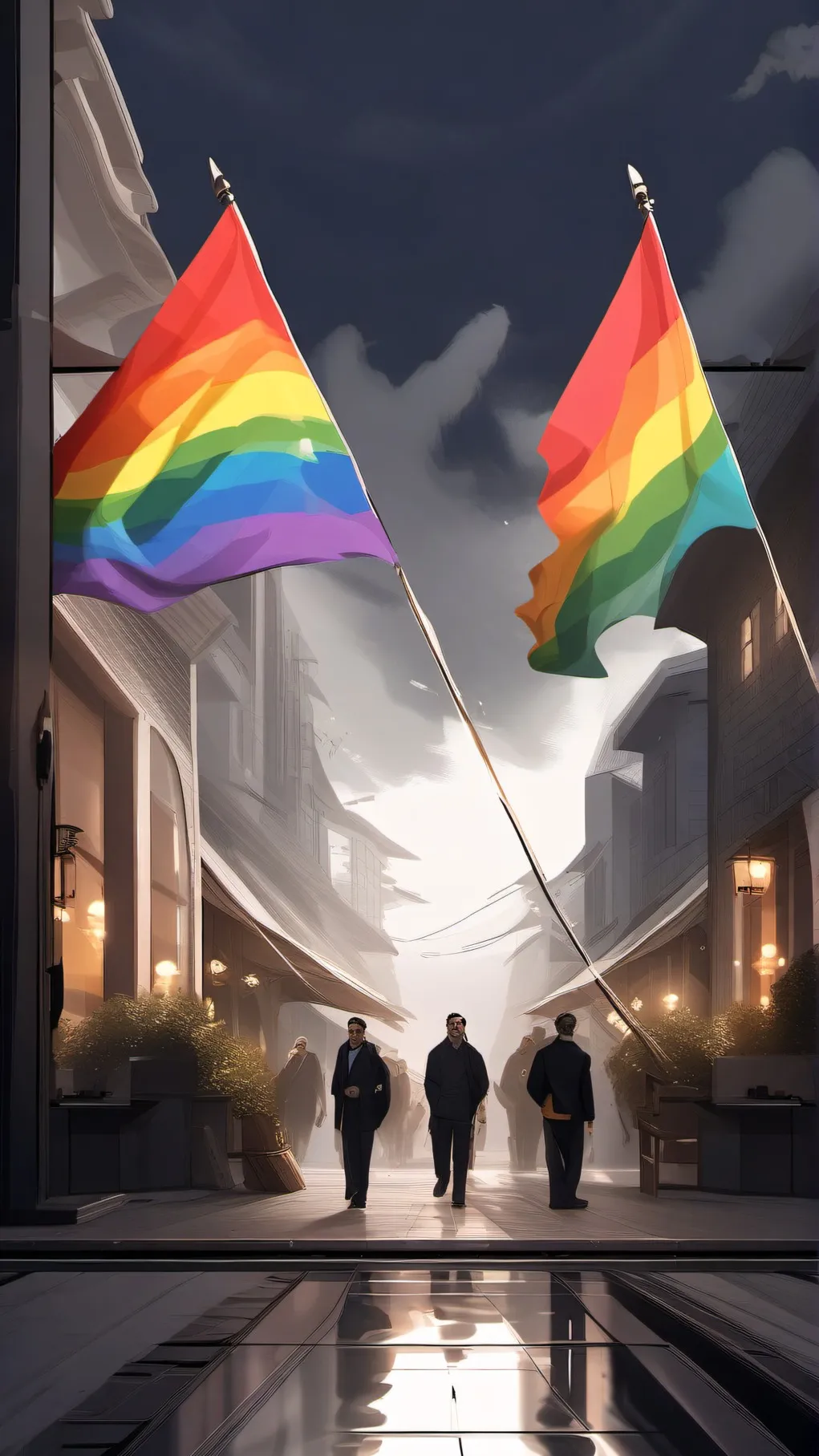 ai character: LGBTQ+ school background