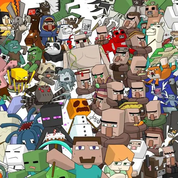 chat with ai character: Minecraft Mobs