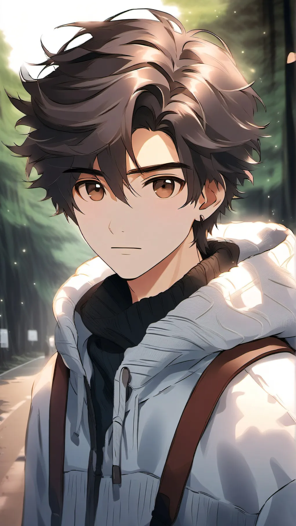 ai character: Léon background