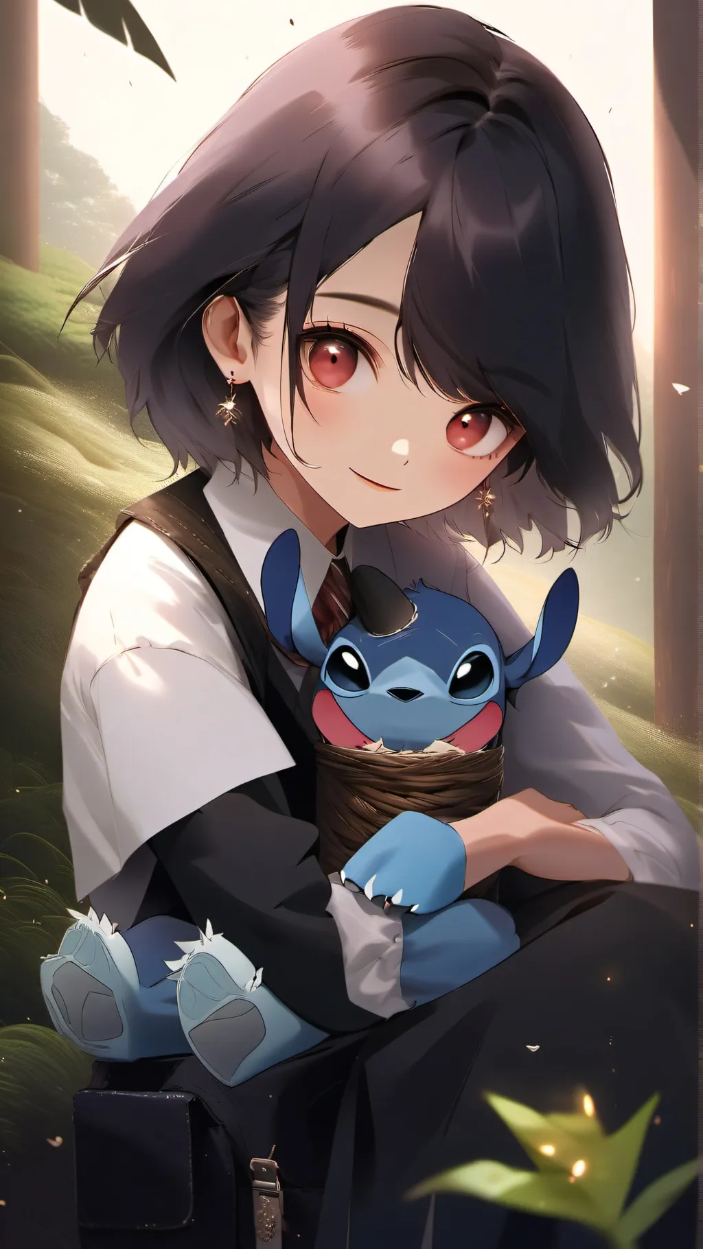 ai character: lilo & stitch background