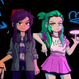 chat with ai character: Me and my gf :0