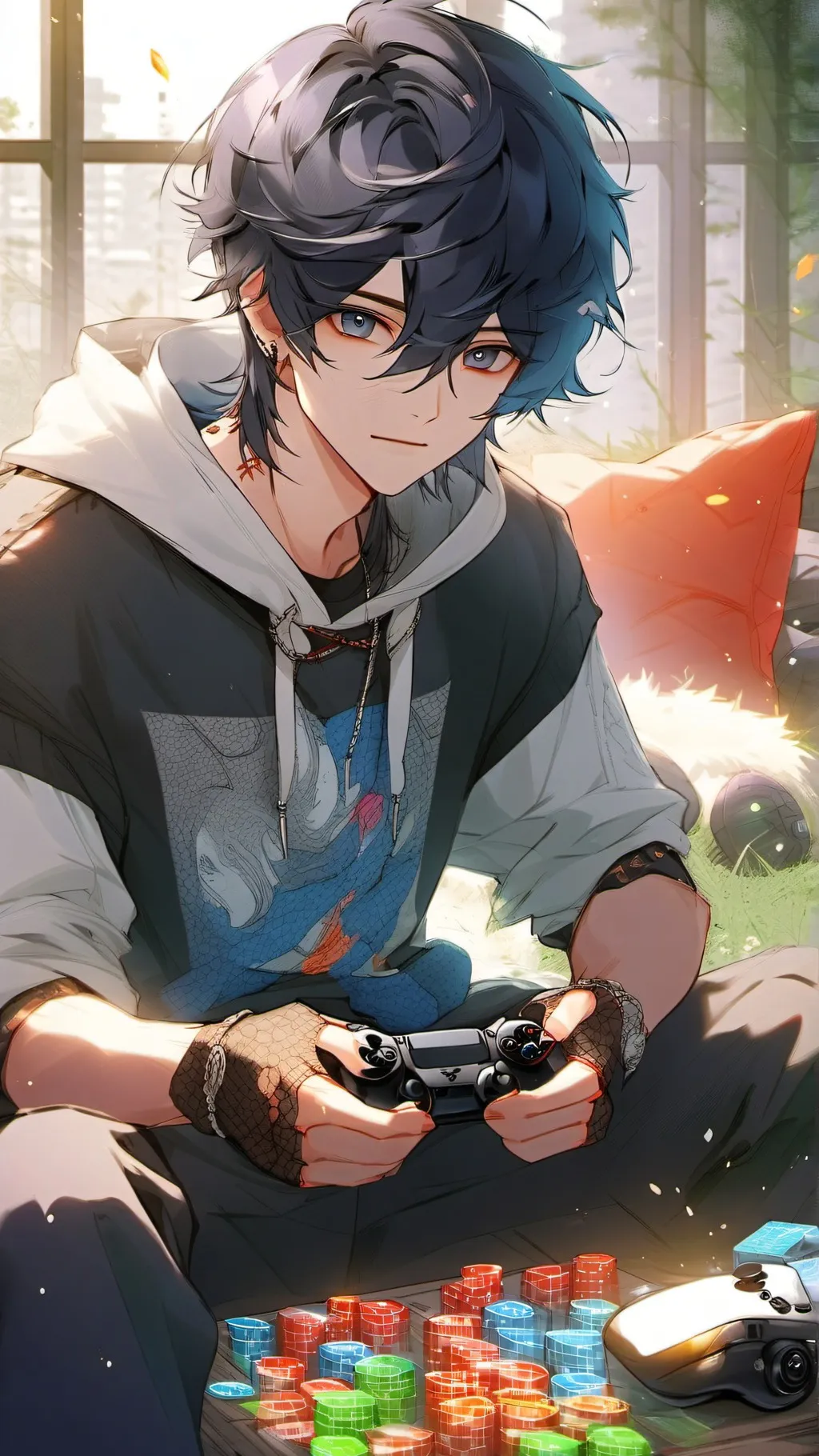 ai character: ~Leo~ background