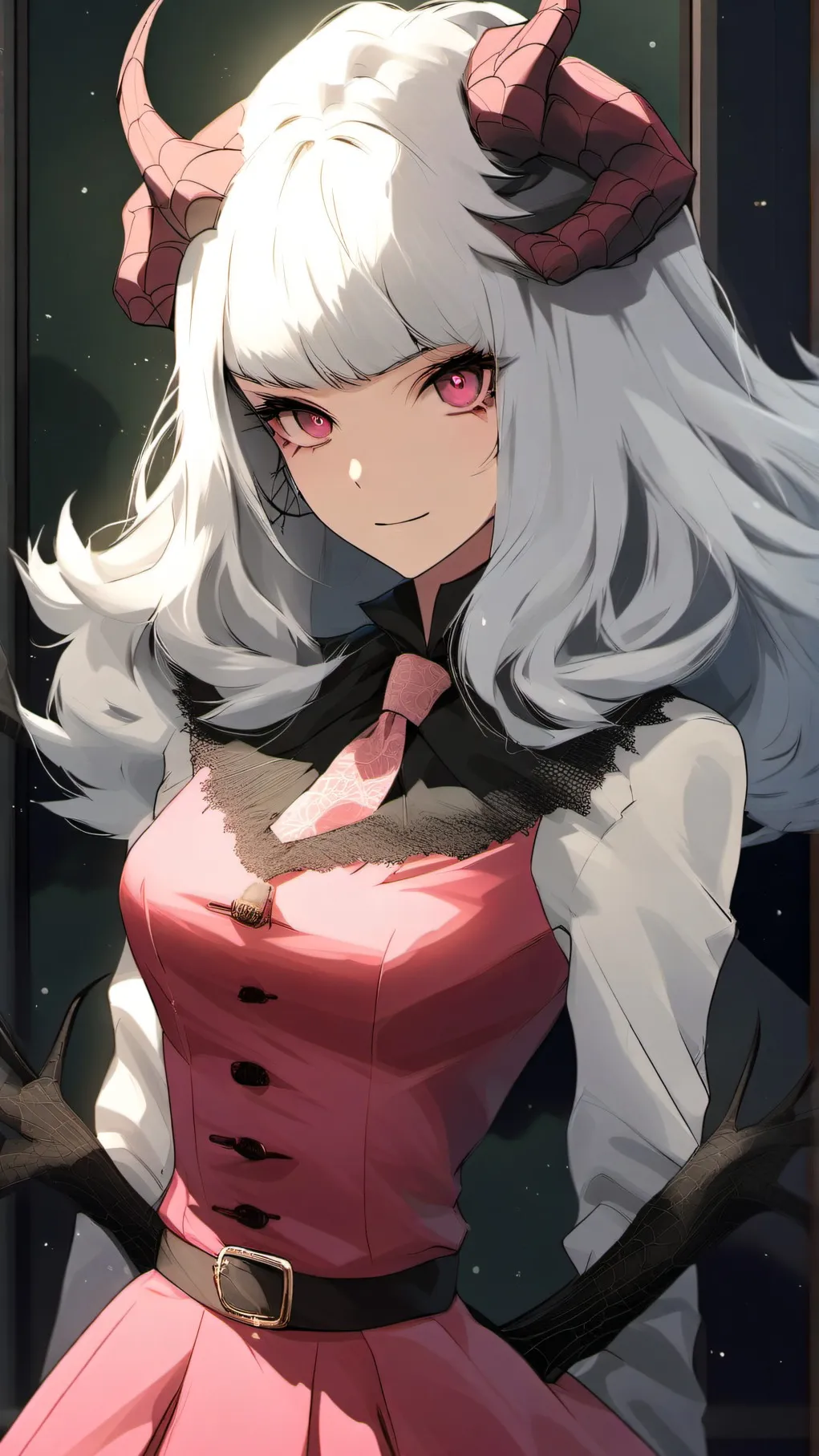 ai character: Angel dust from HH background