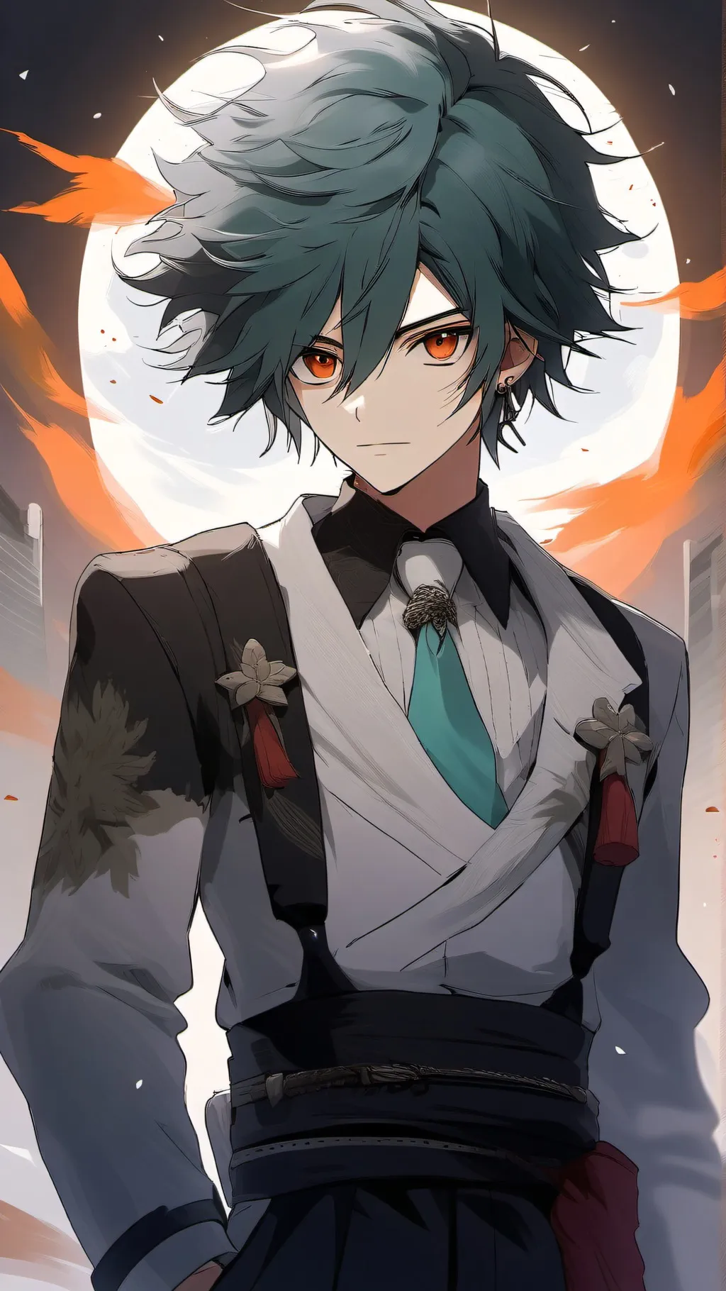 ai character: Mha  background