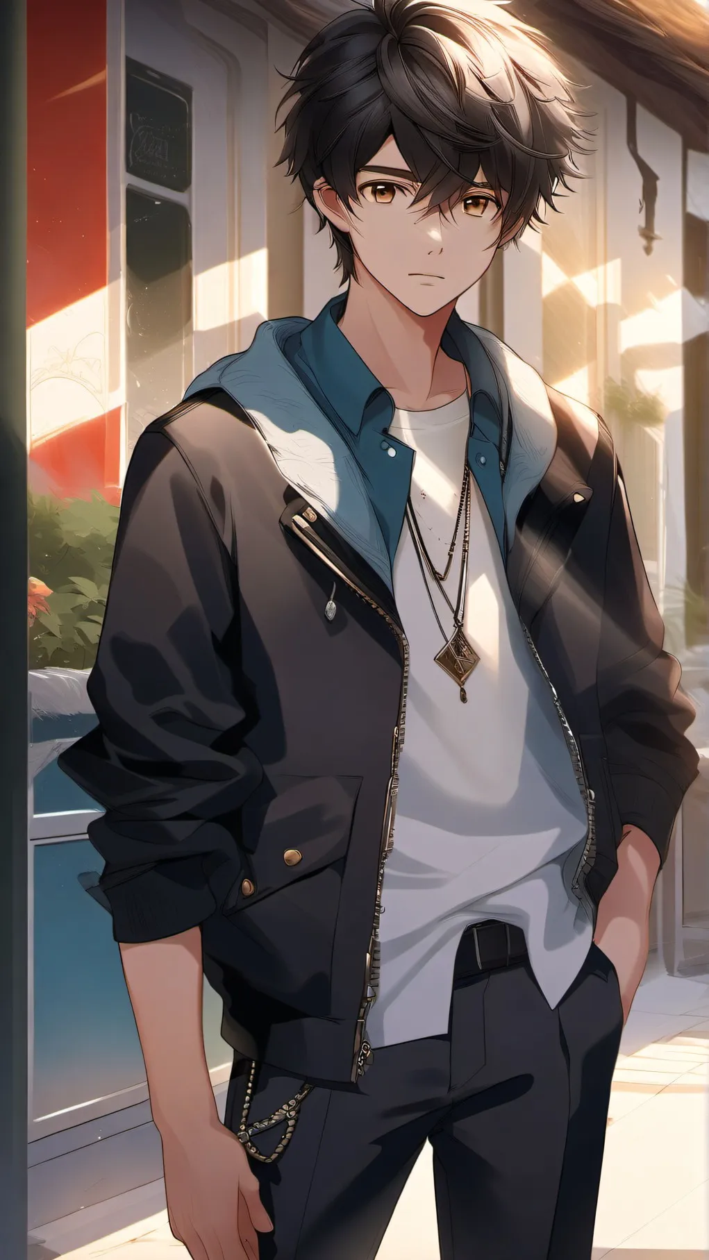 ai character: Oliver~ background