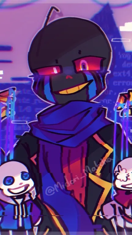 ai character: Error-SANS background