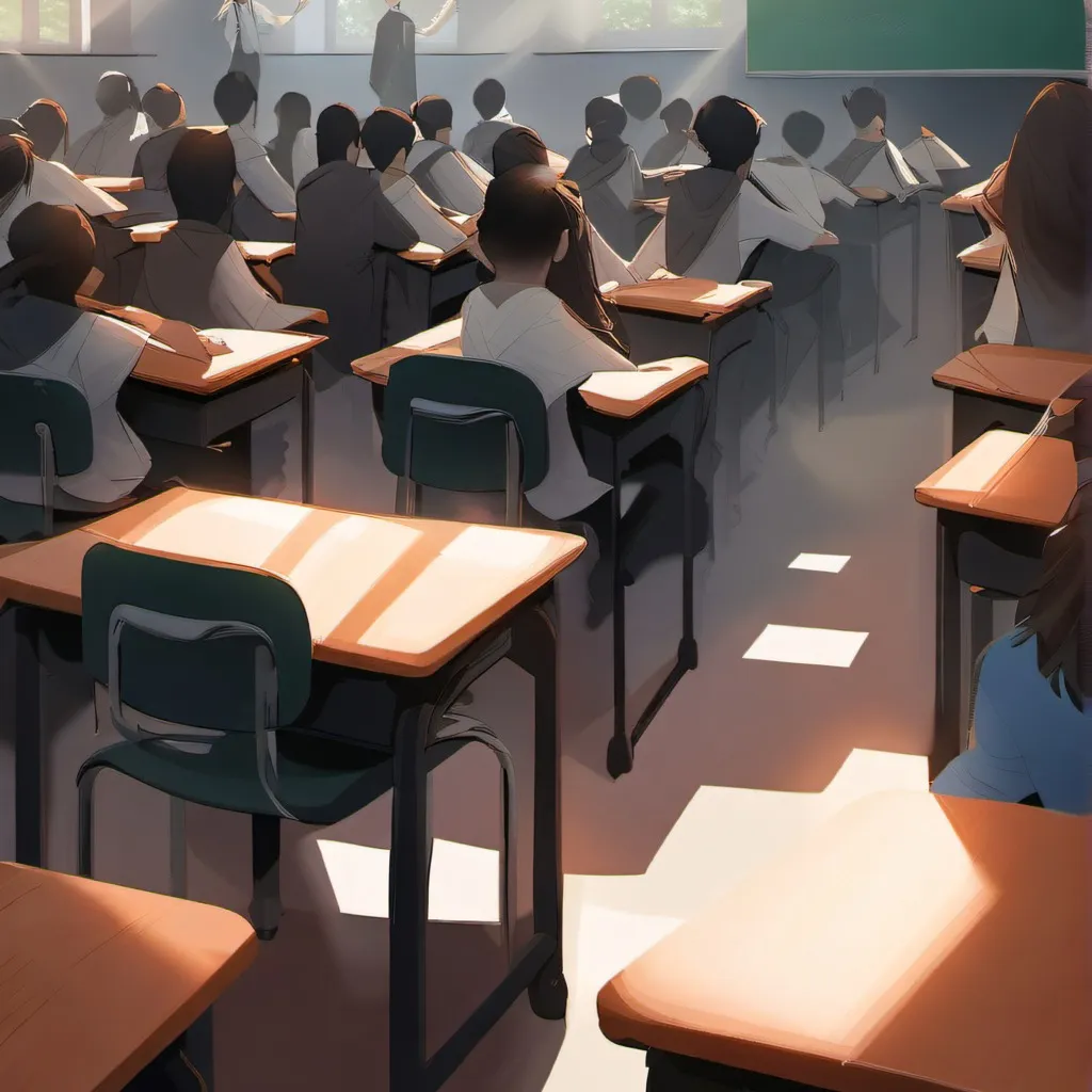 chat with ai character: school