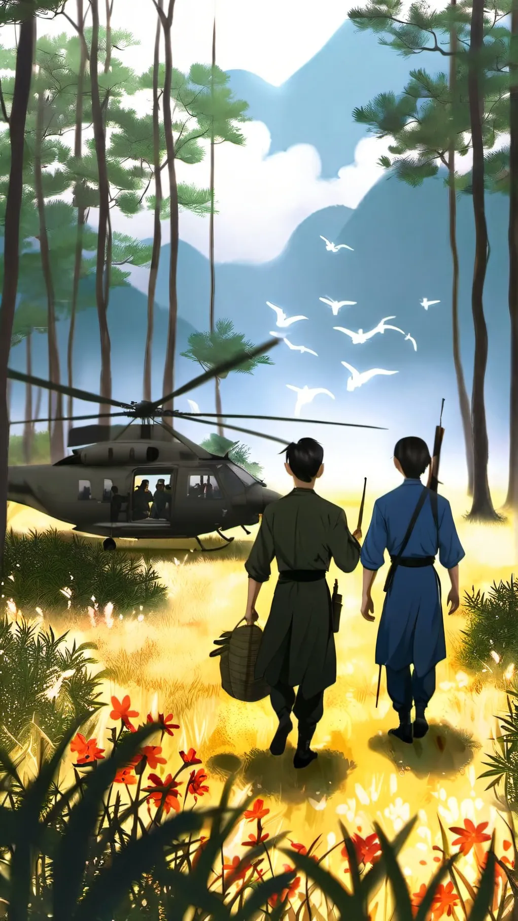 ai character: El reto incredible background