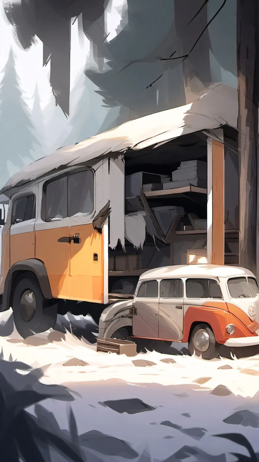 ai character: Dinotrux S5 E1&3 background