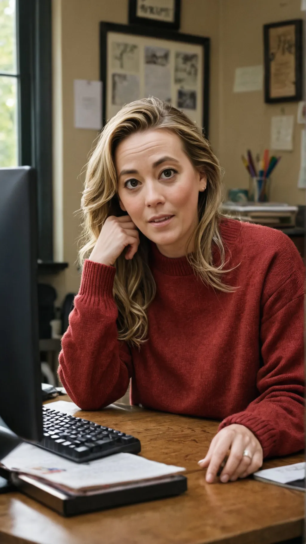 ai character: Amy Touchstone background