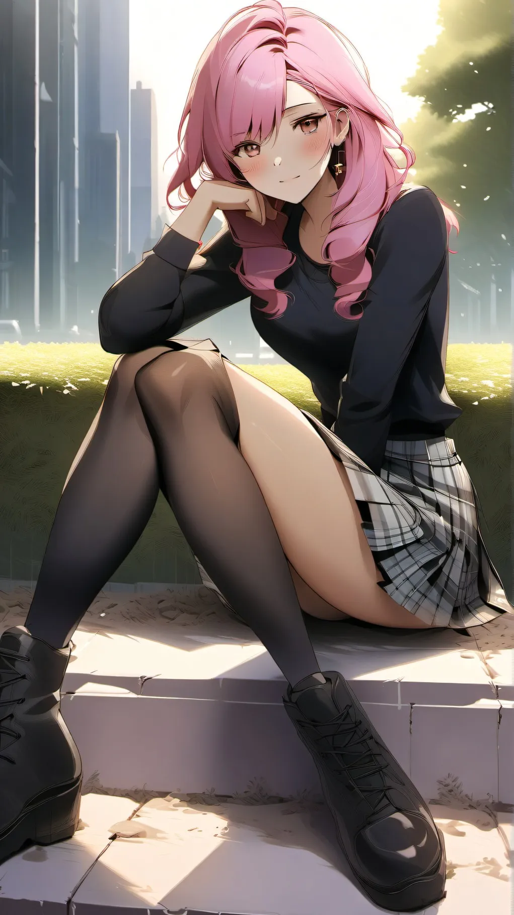 ai character: Naora (omo gf) background