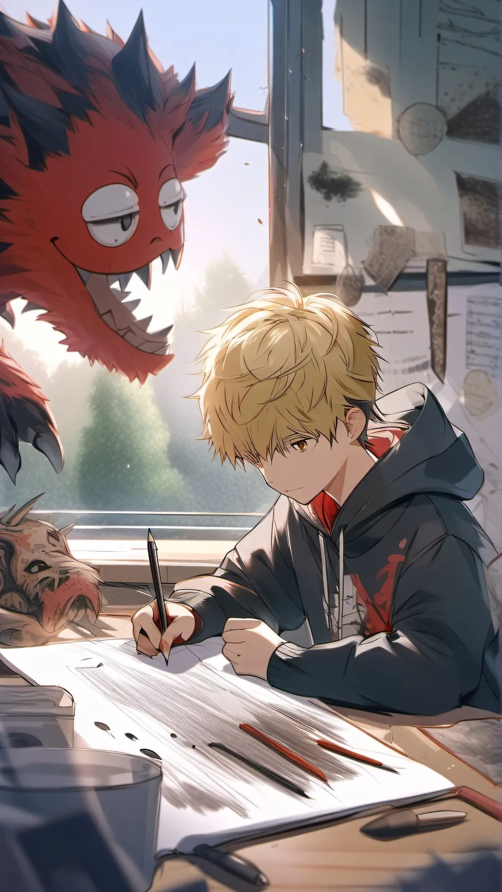 ai character: 👹Fuyuno👹 background