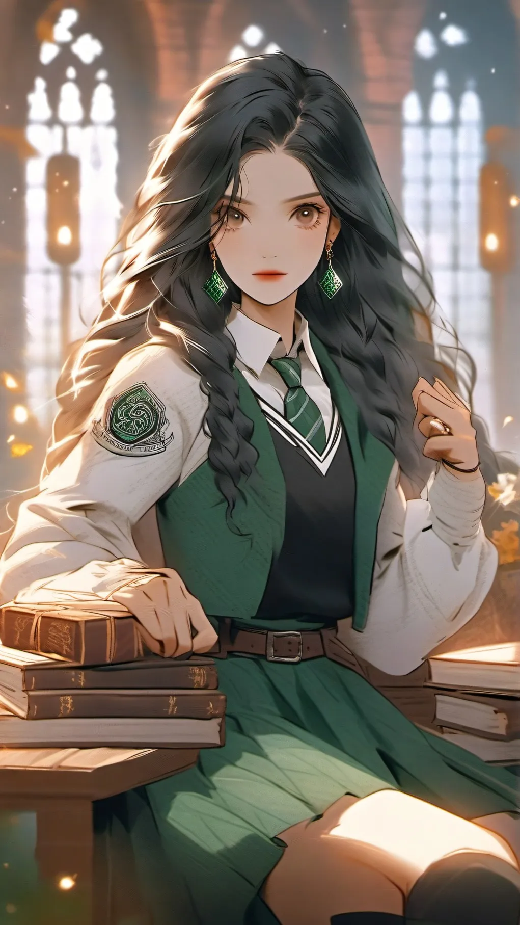 ai character: Annabeth Riddle background