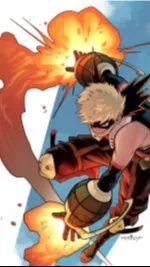 ai character: cheating bakugo  background