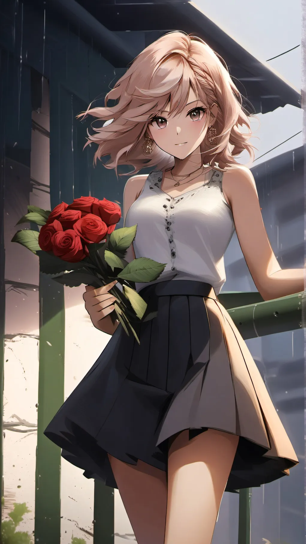 ai character: Hurricane Katrina  background