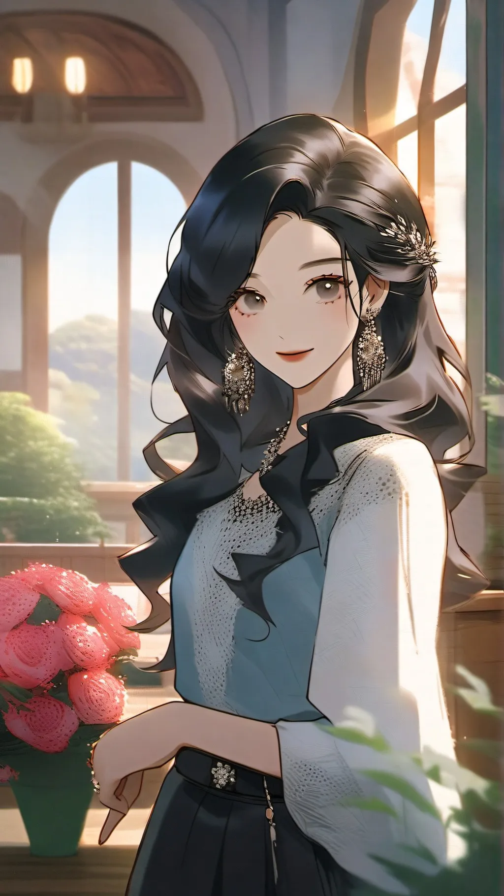 ai character: Evelyn Hart background