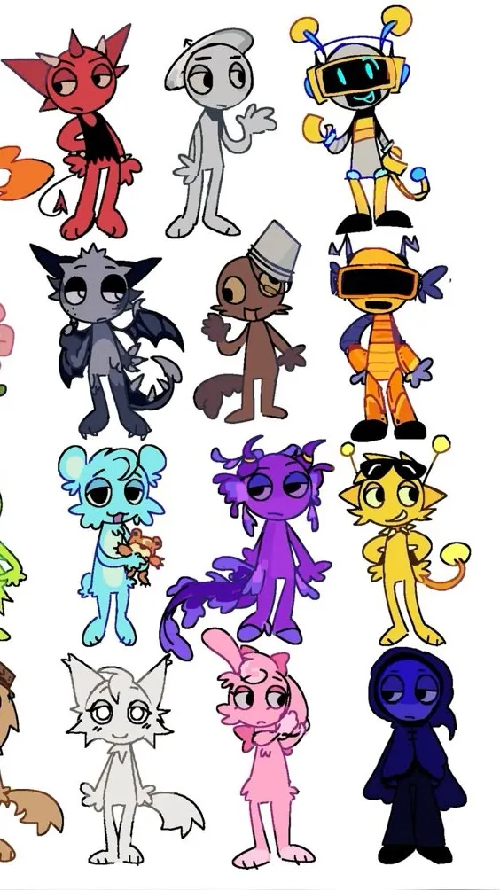 ai character: ✨SPRUNKI✨ camp background