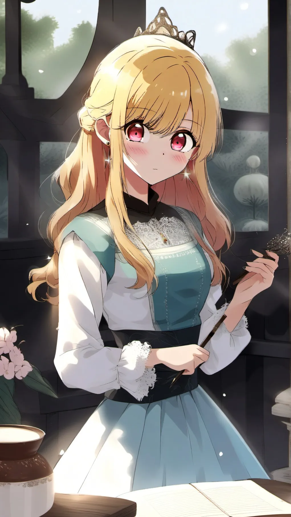 ai character: Pricesa Ruby background