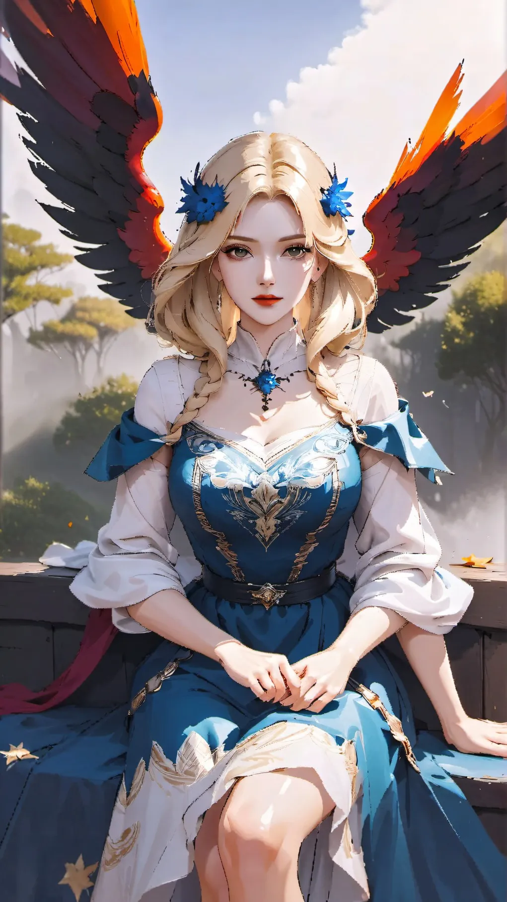 ai character: Diosa Overlord  background