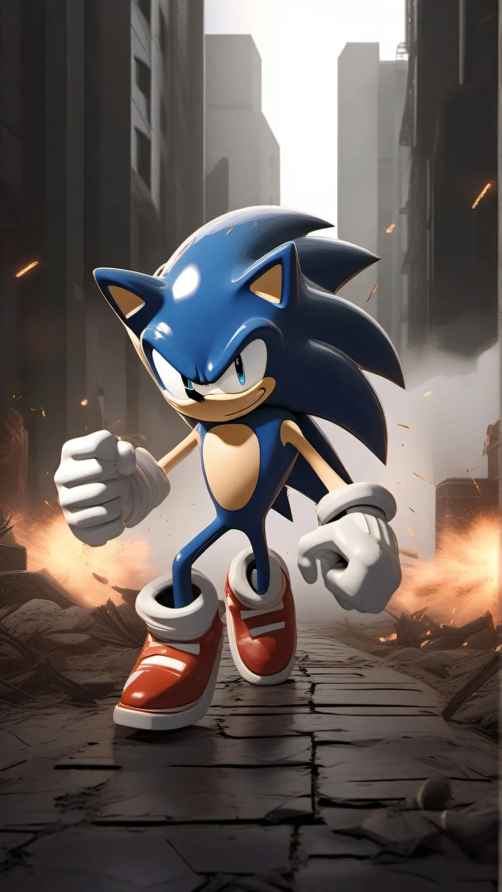 ai character: Sonic background