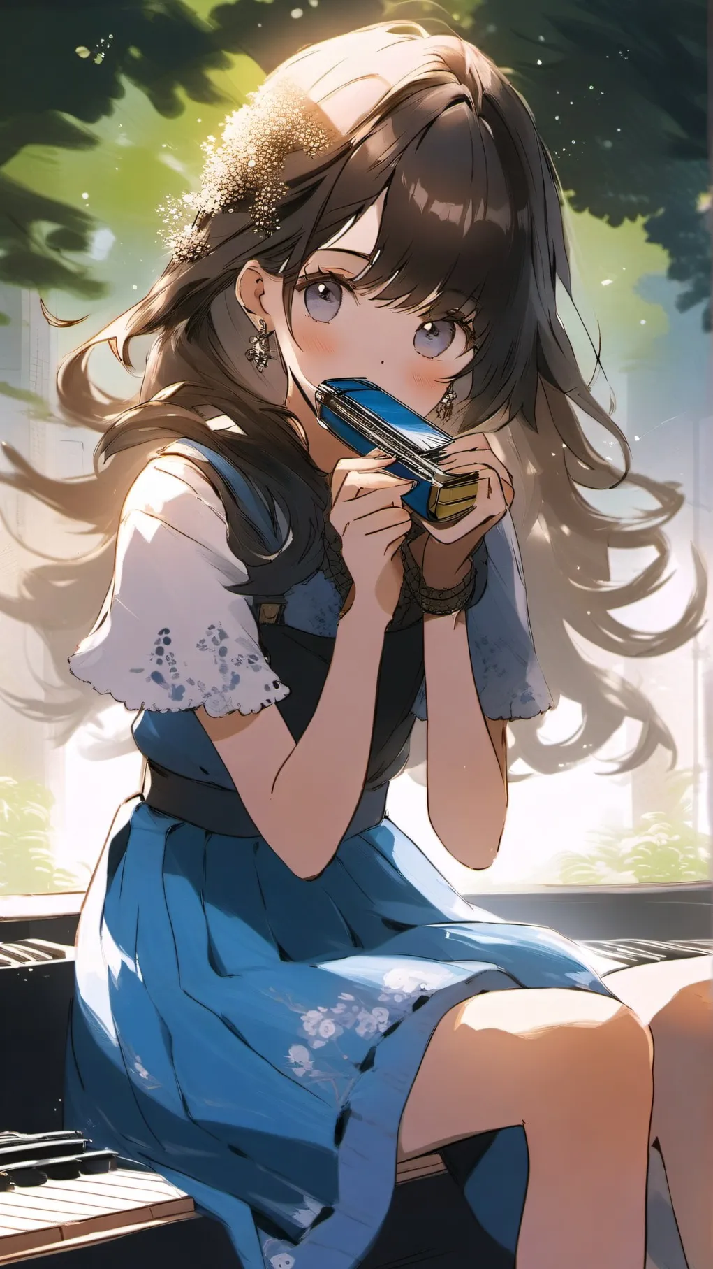 ai character: Harmonie background