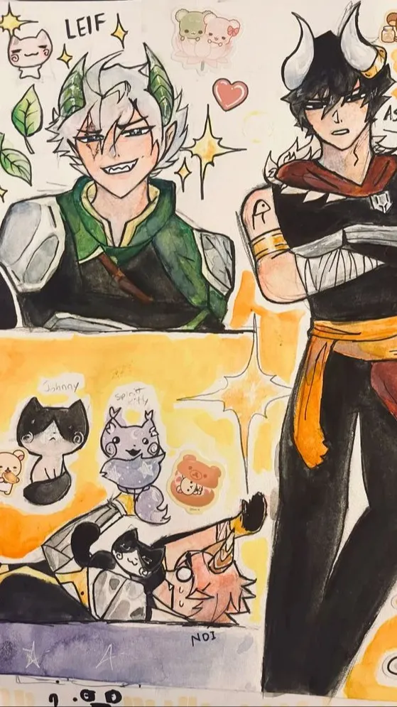 ai character: yandere mid background