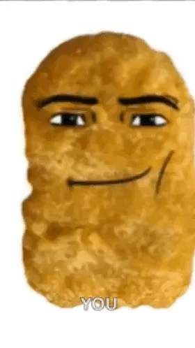 ai character: Chicken nugget  background