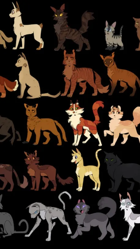 ai character: Warrior cats + Kaa background