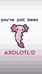 ai character: axolotl hypnosis background