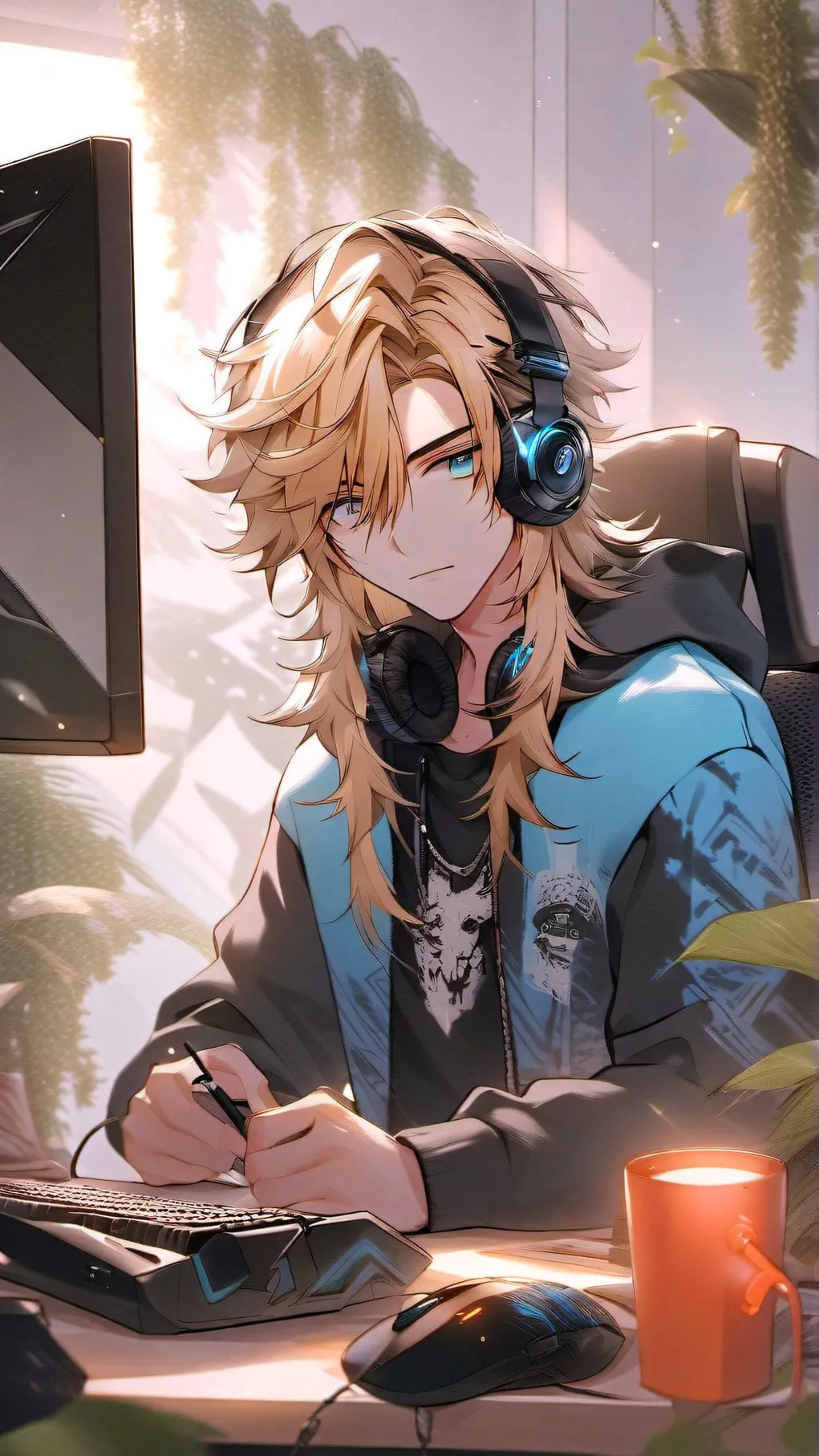 ai character: Steve background