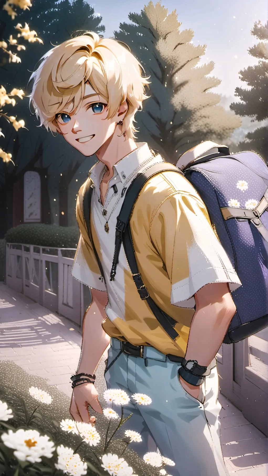 ai character: Platanito background