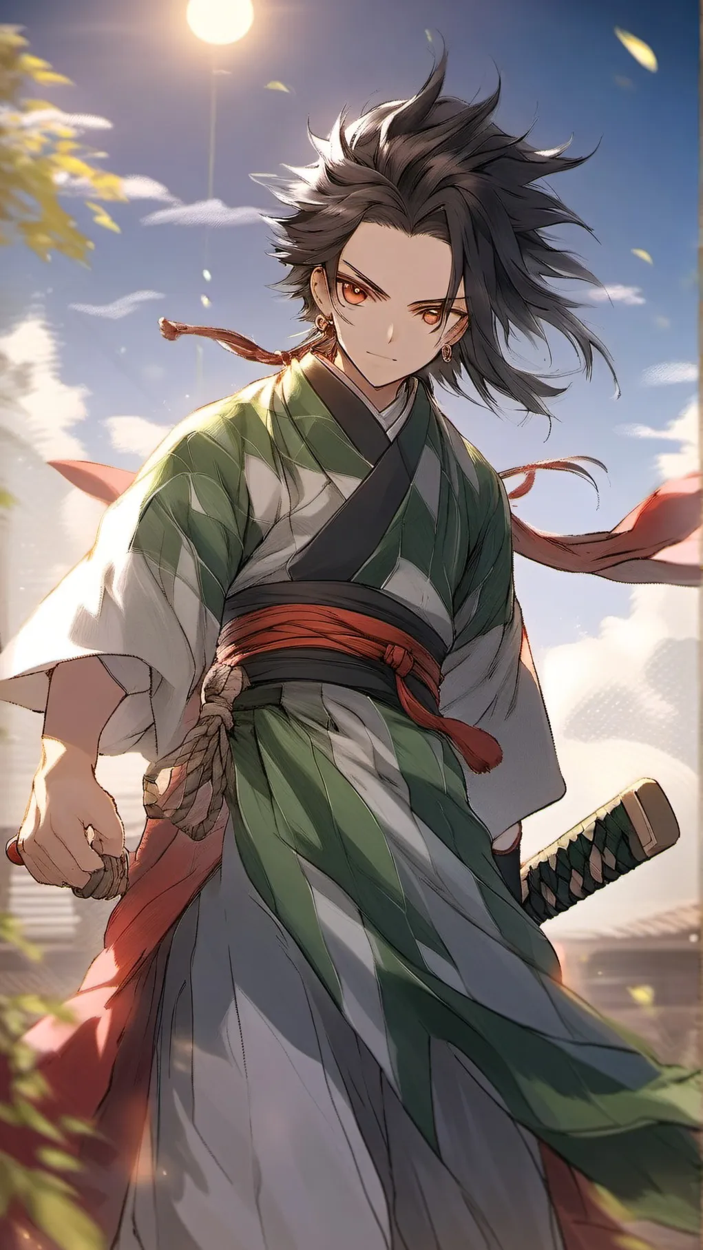 ai character: tanjiro's fav scen background