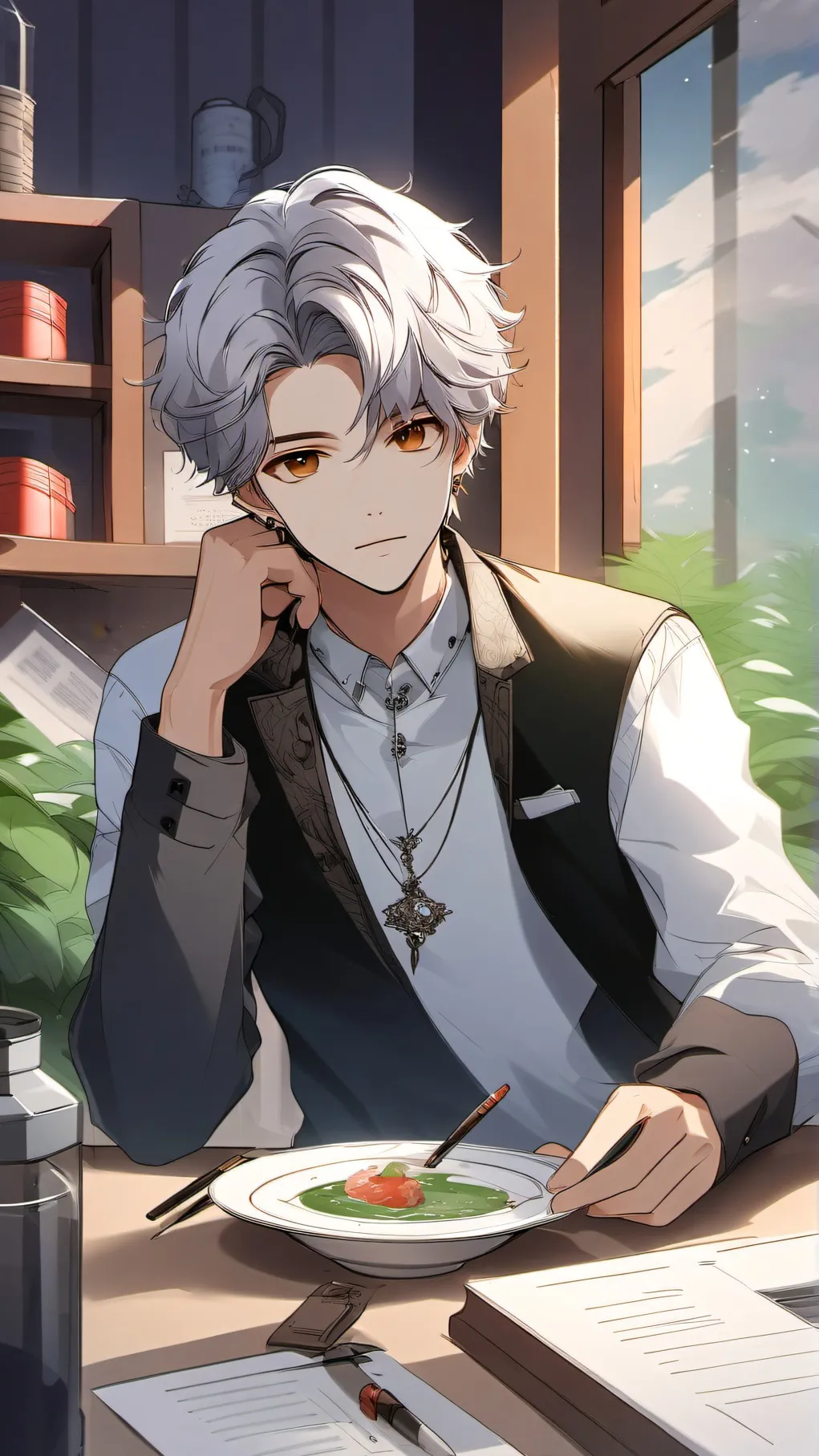 ai character: Sunoo 😘 background