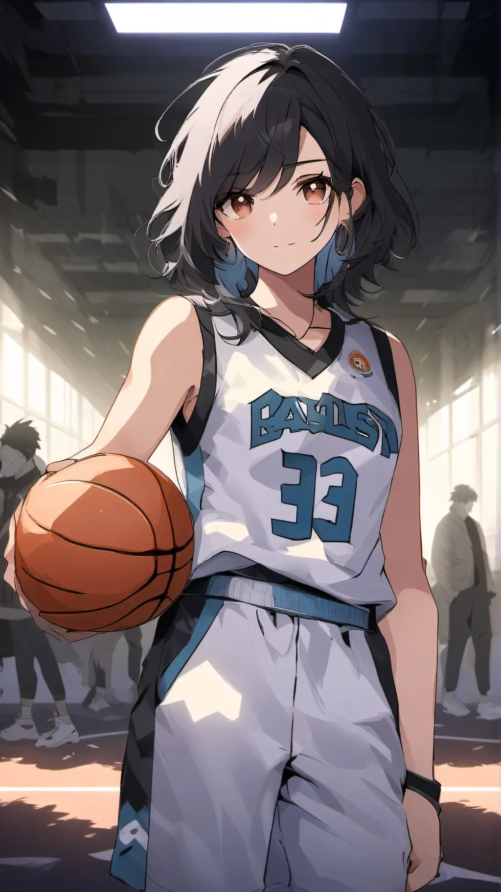 ai character: Basketball player background