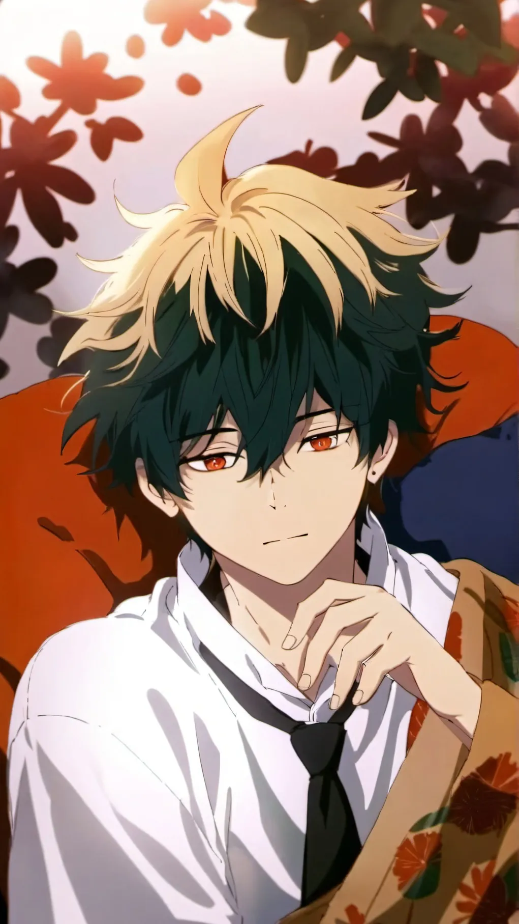 ai character: bakugo bf  background