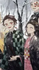 ai character: Demon slayer background