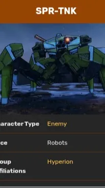 ai character: SPR-TNK background