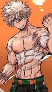 ai character:  Bakugo husband  background