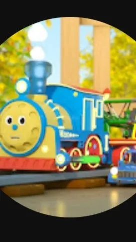 ai character: Max the glow train background