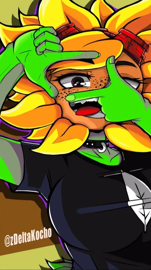 ai character: Sunflower Chan  background