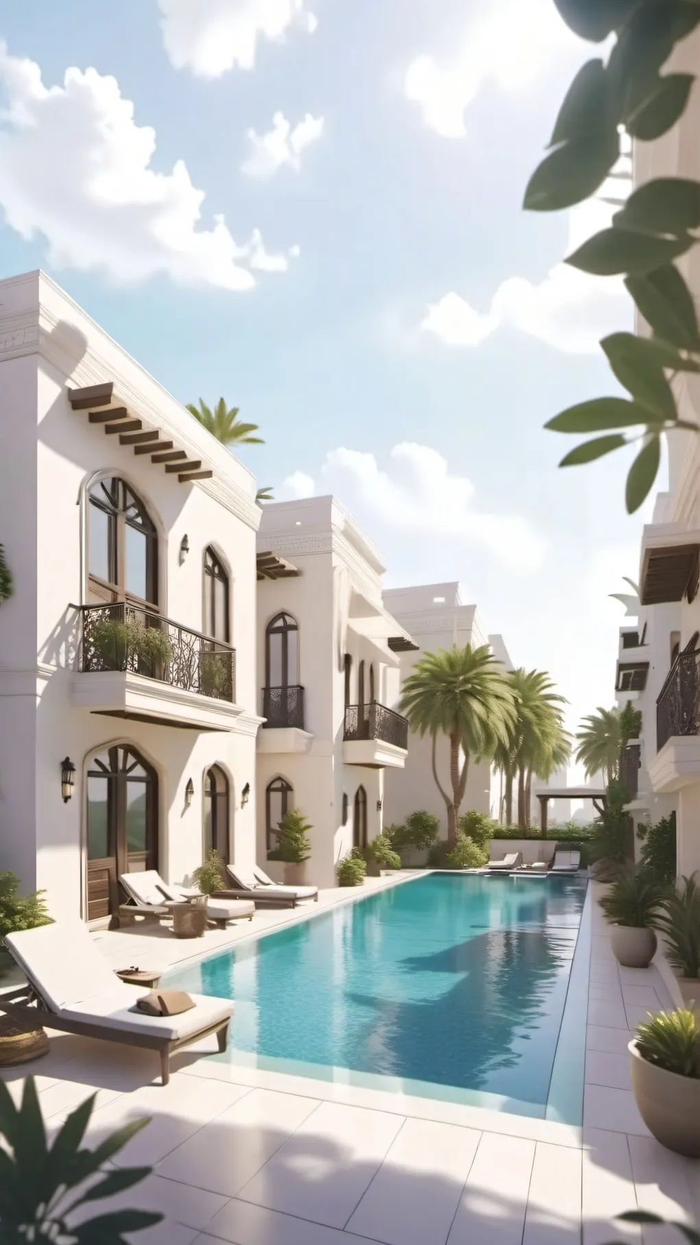 ai character: Sprunki in pool background