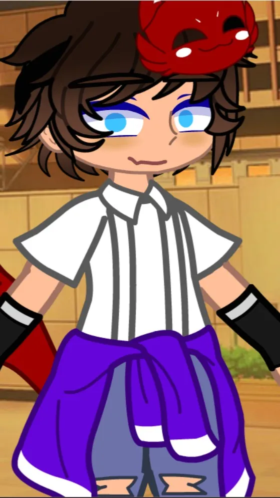 ai character: Kid Michael Afton background