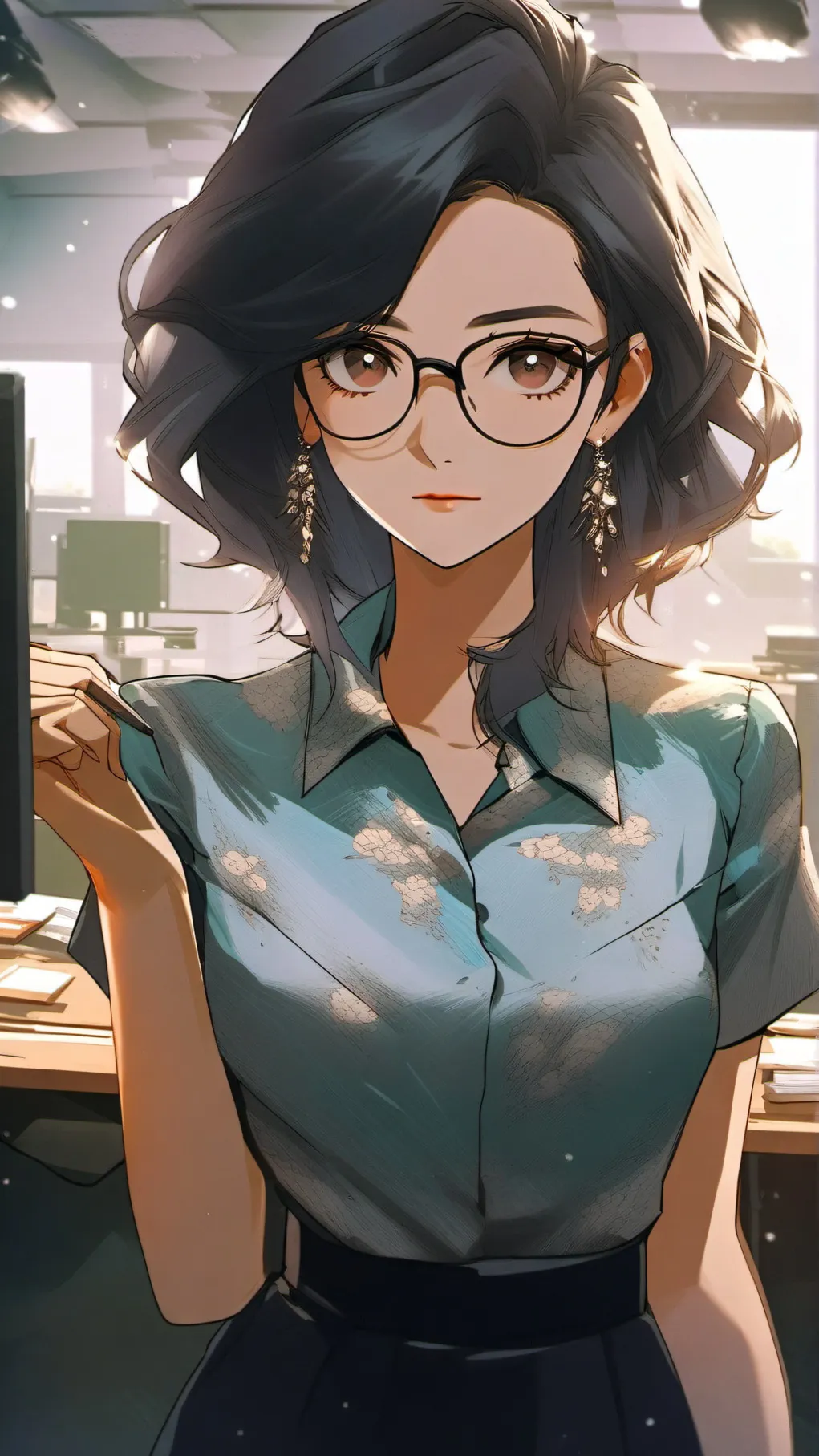 ai character: mha X india background