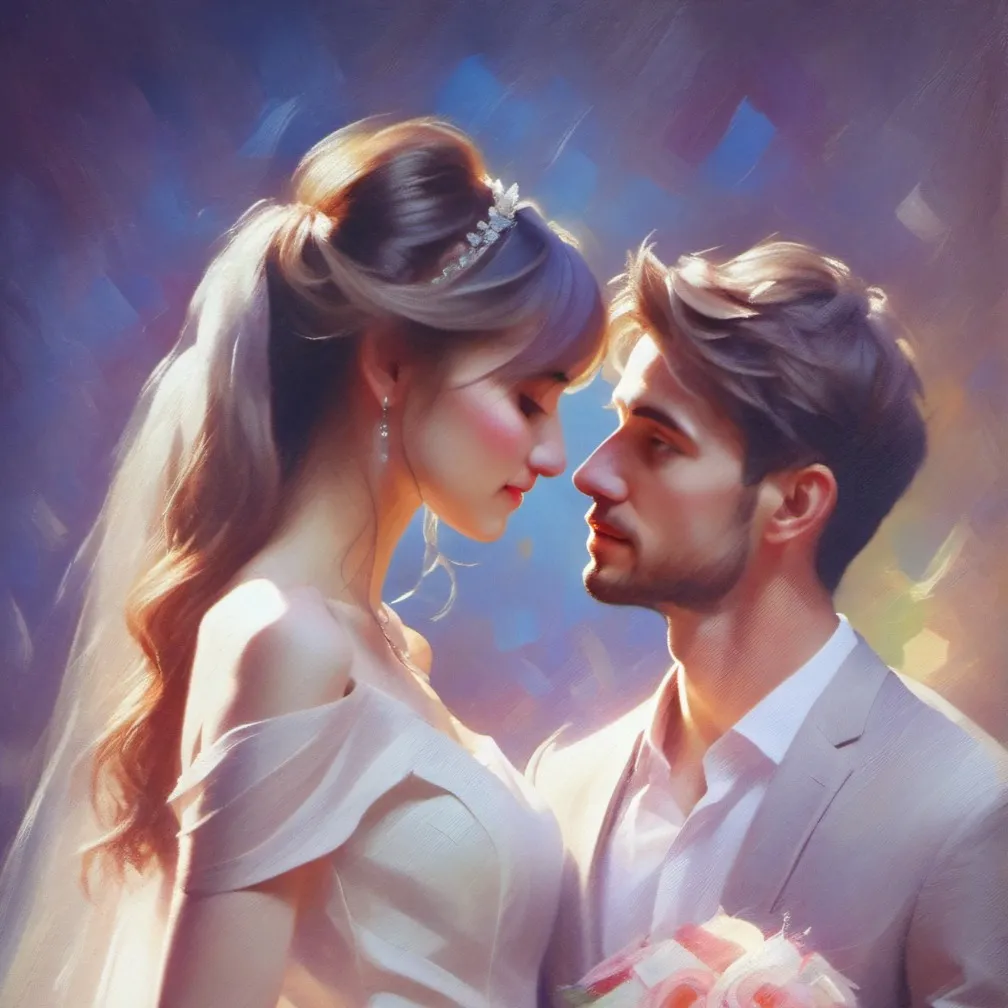 chat with ai character: Wedding day new 