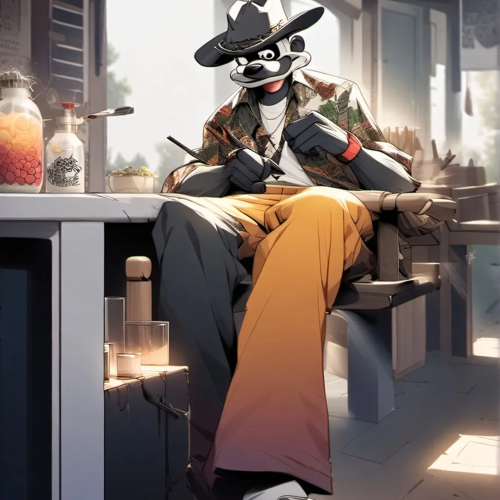 chat with ai character: Brain rotted man