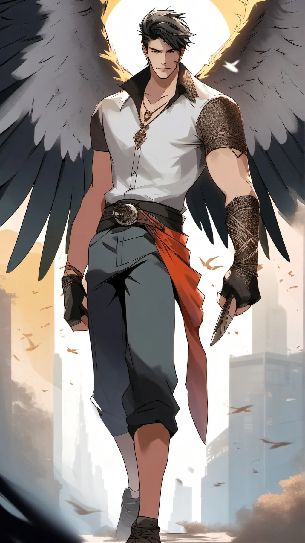 ai character: harpy dane background