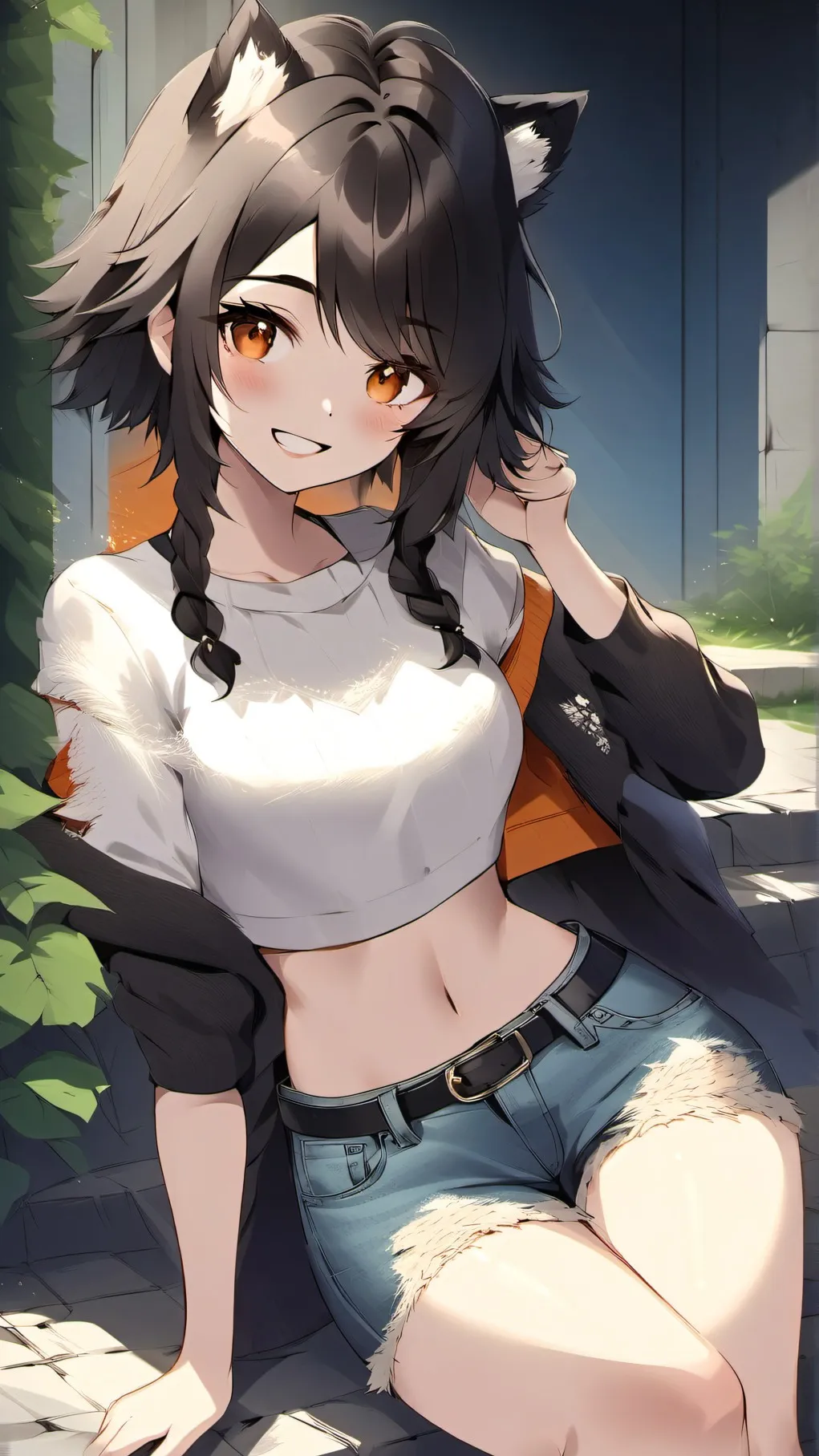 ai character: Flora background