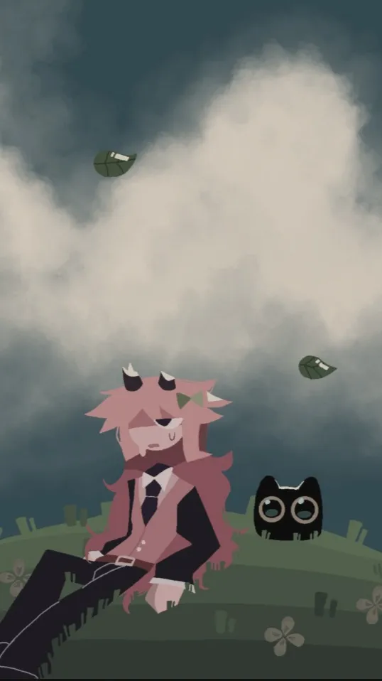 ai character: sad Vivian background